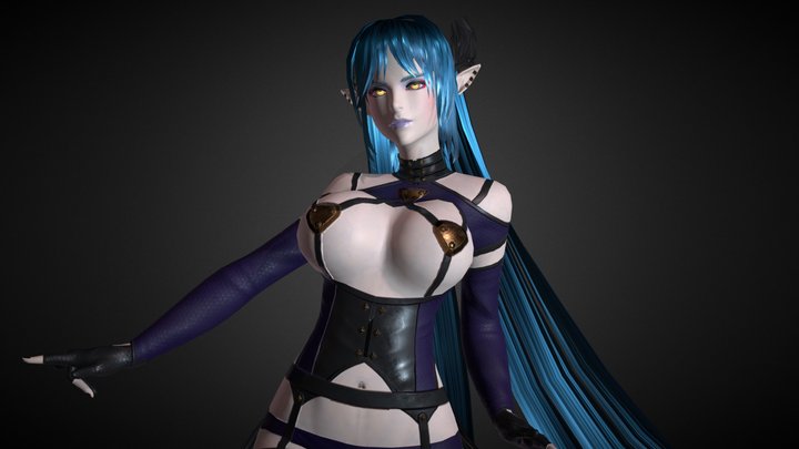 Demonetized BOBA Sorceress 3D Model
