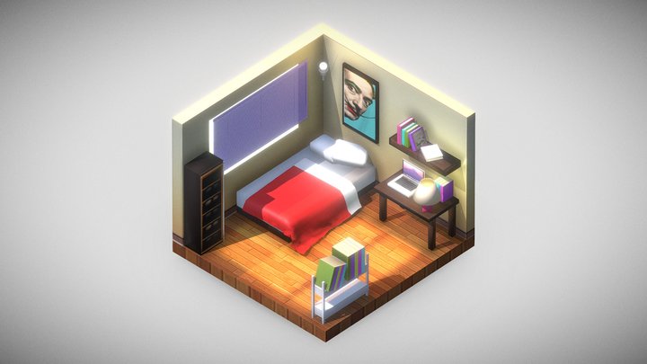 Librarian's Room 3D Model