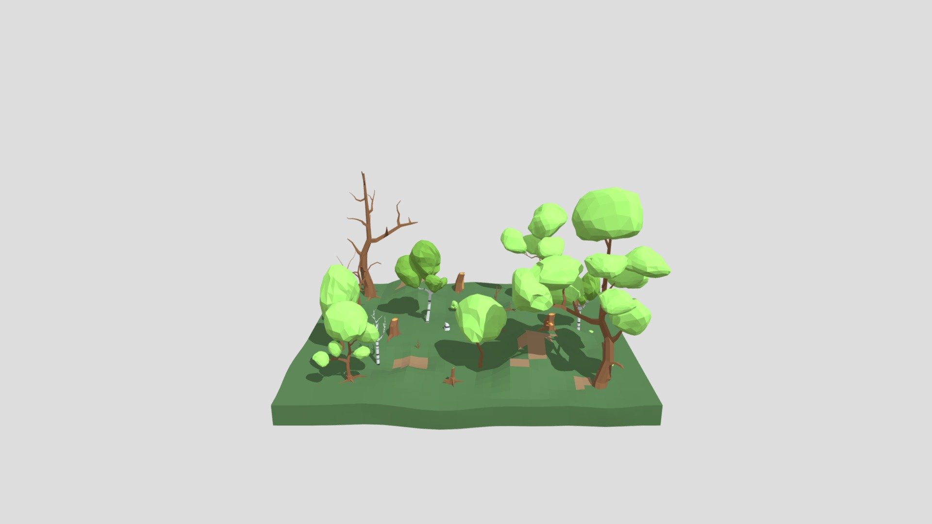 Low Poly Trees Pack 01 - 3D model by DESUIT [53641e0] - Sketchfab