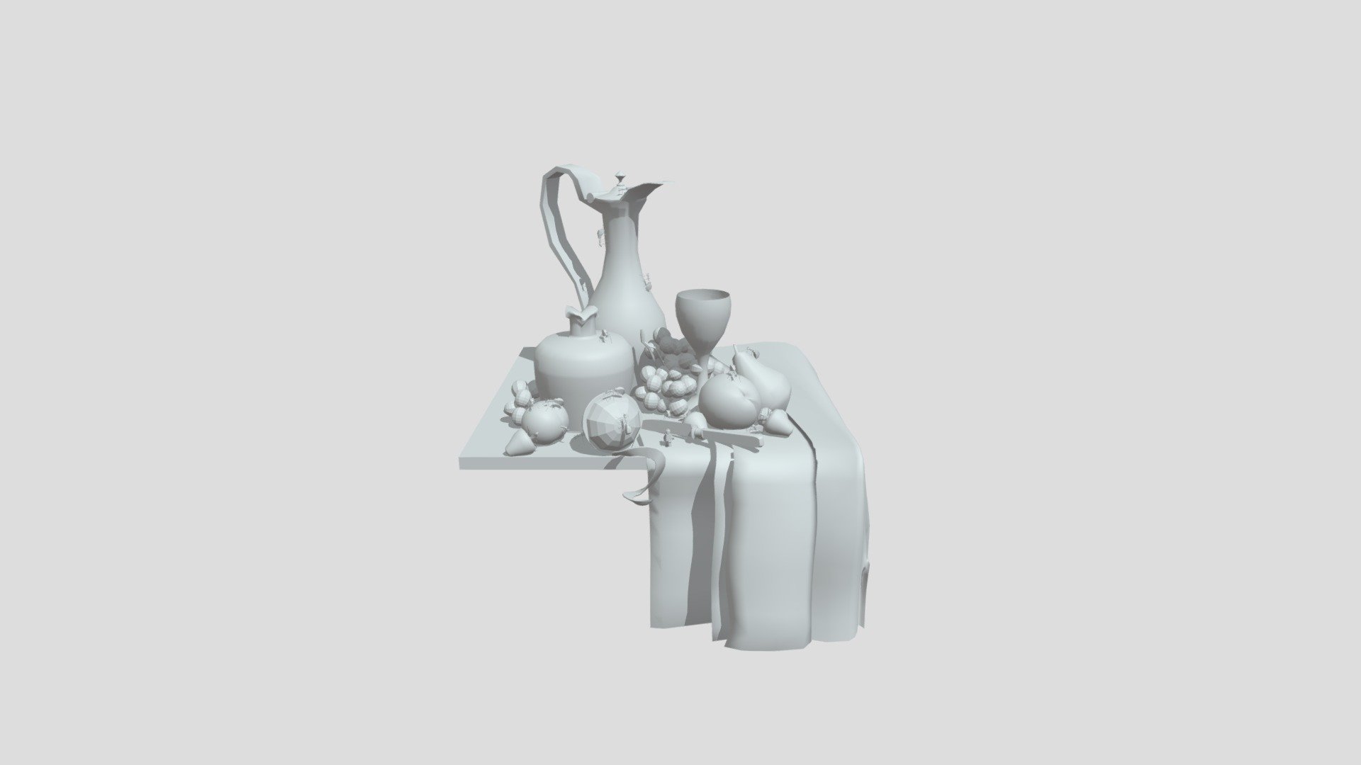 Table With Things 65 No Color
