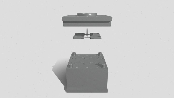 molde inyeccion A 3D Model