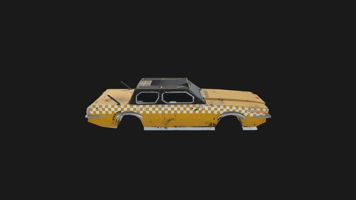 Taxi Concept 3D Model