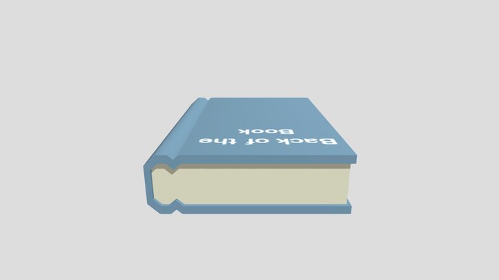 Book Model Homework 3D Model