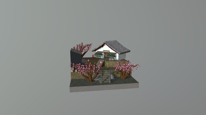 1DAE13 Kawanda Elliot City Scene 3D Model