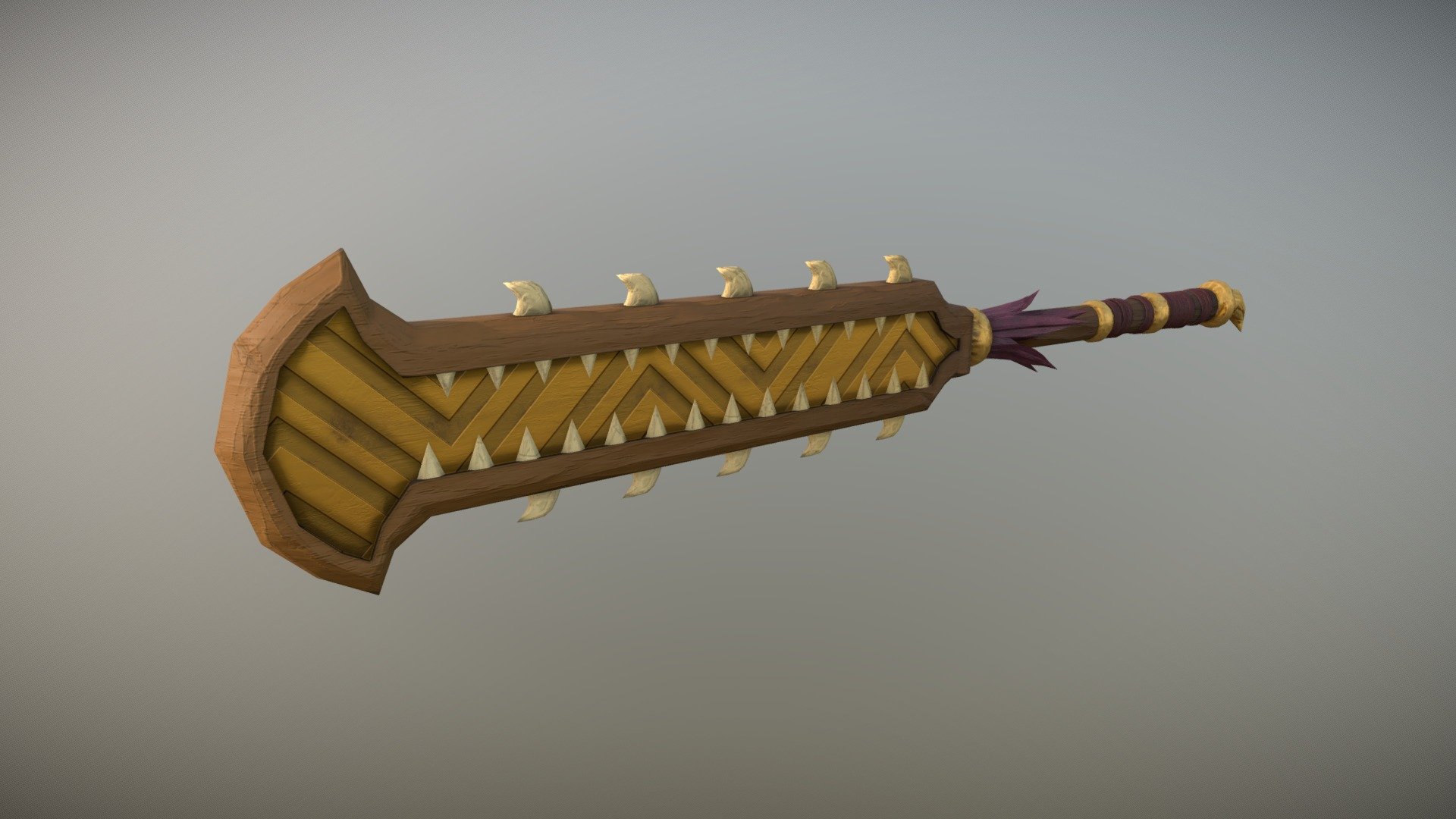 Stylized Aztec/Jungle Sword