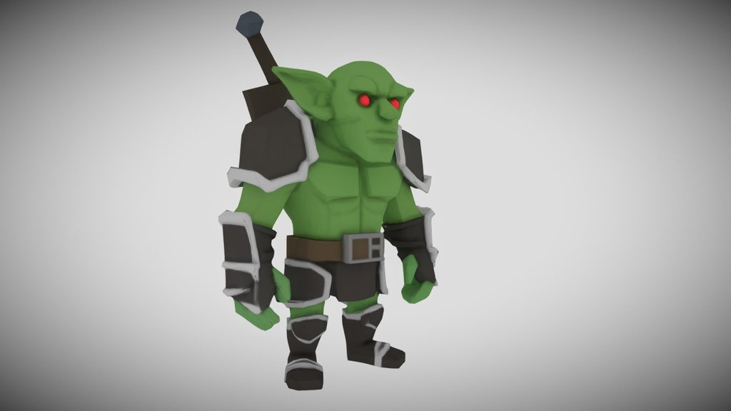 Lord Goblin Knight Handpainted
