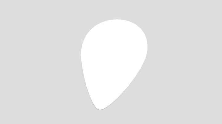 Guitar_pick_2 3D Model