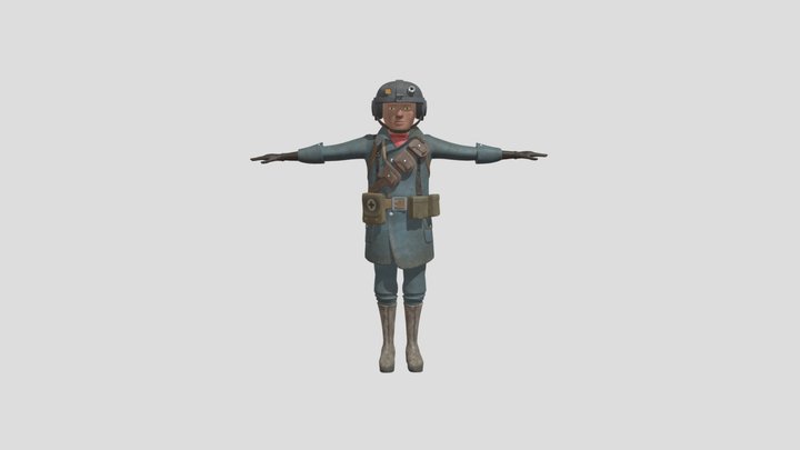 Fallout Squire 3D Model