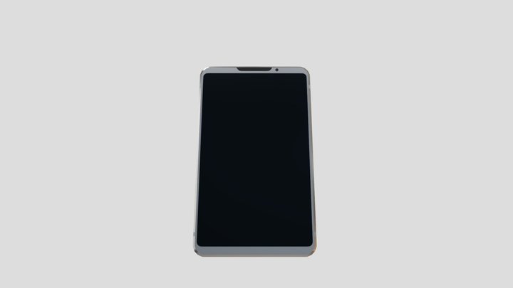 Low Poly Smartphone 3D Model