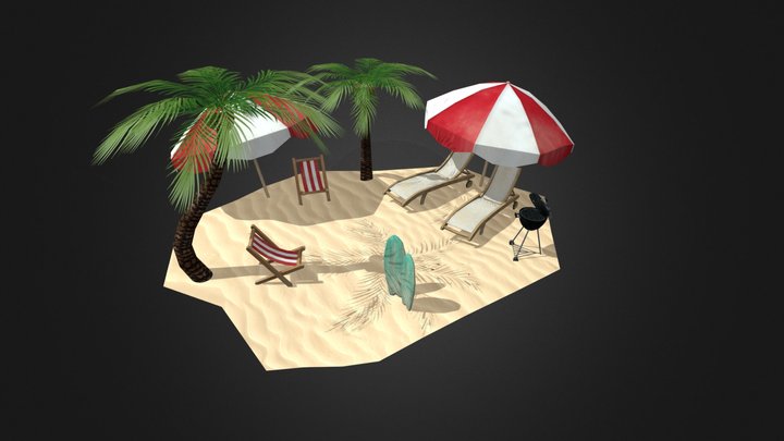 DAE 5 Finished props - By the ocean 3D Model