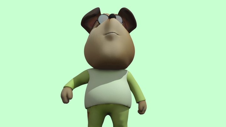 Барбоскины Гена 3D Model