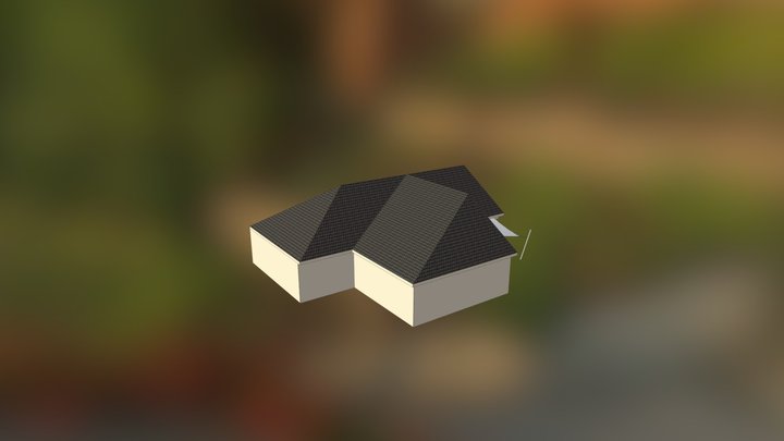 Obdélníková plachta/posuvný sloupek 3D Model