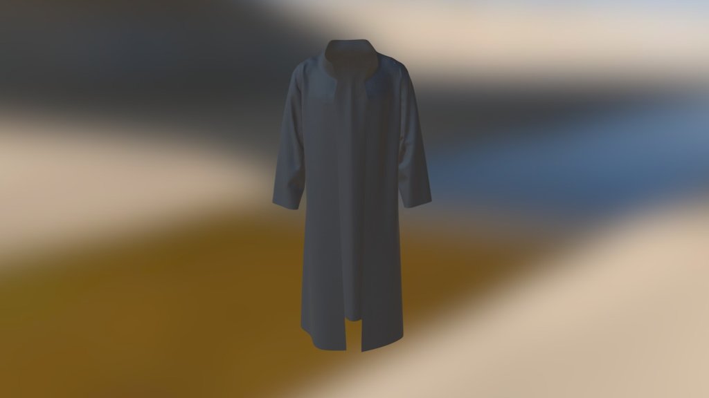 シンプルロングコート — Sketchfab embed 3D viewer