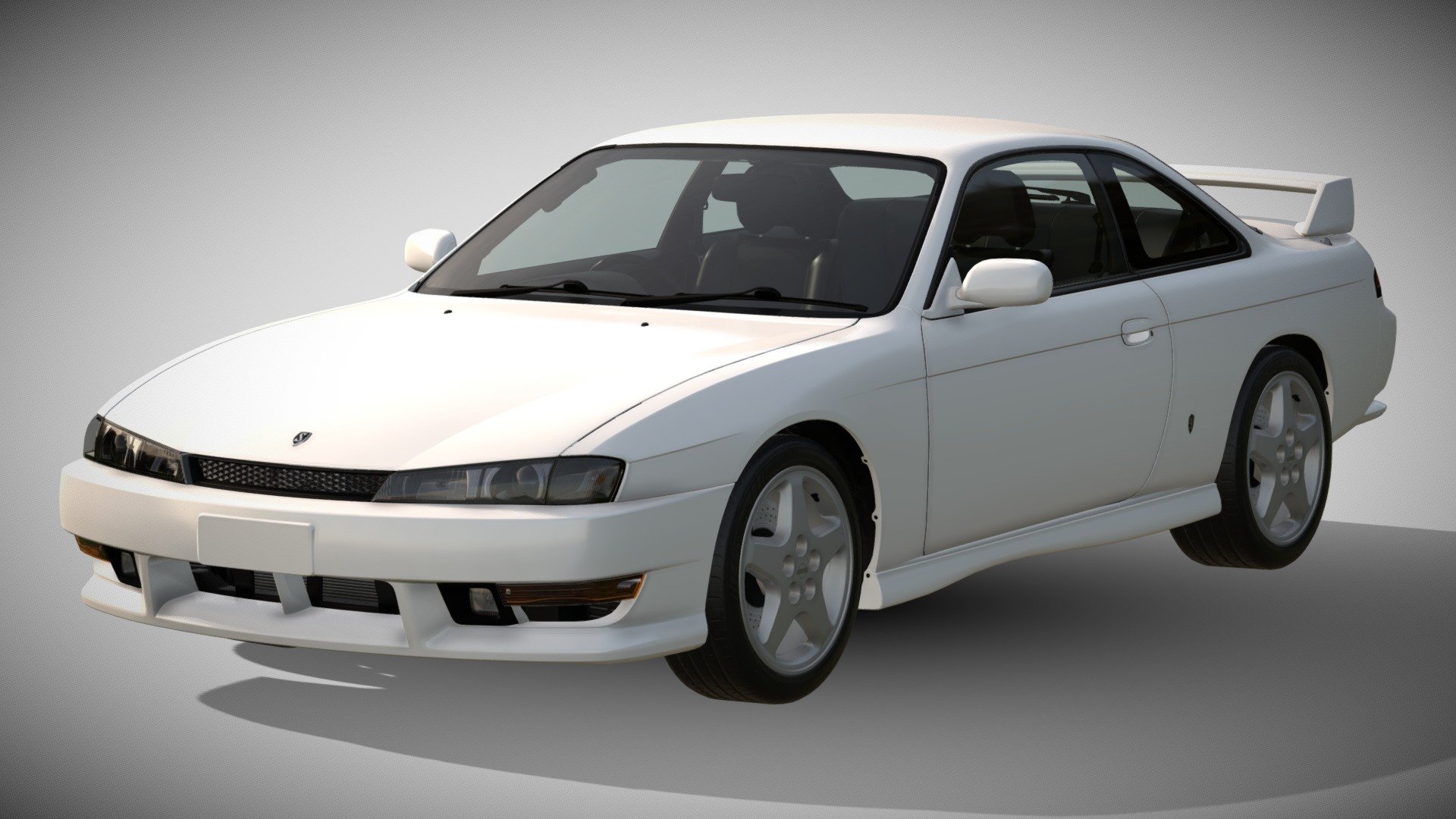 1998 Nissan Silvia K's Aero (S14) - Download Free 3D model by