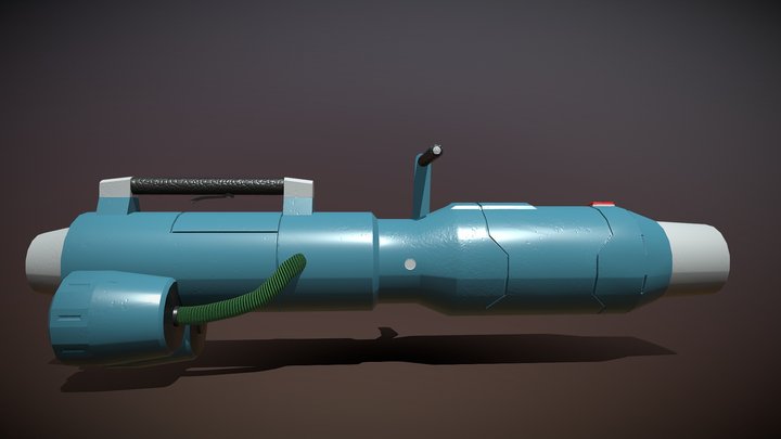Sci Fi Laser Gun 3D Model