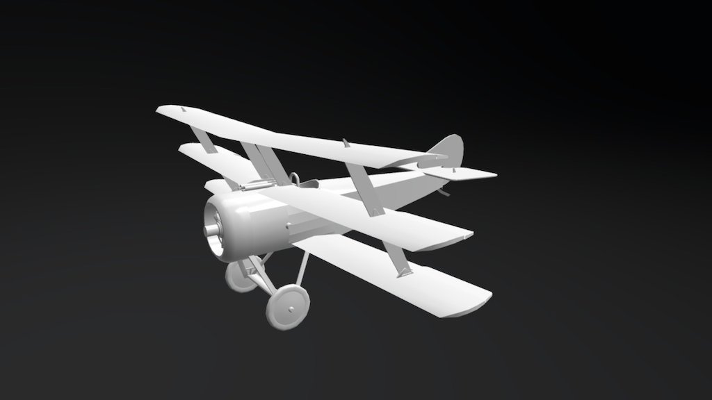 Sopwith Triplane - First World War Airplane - Download Free 3D model by ...