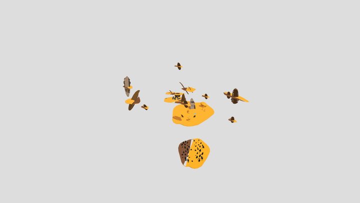 Code lyoko desert 3D Model