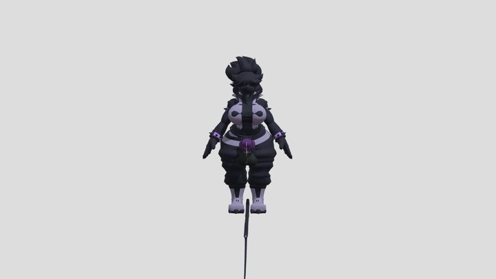 susie del deltarune para tus animaciones(pajero) 3D Model