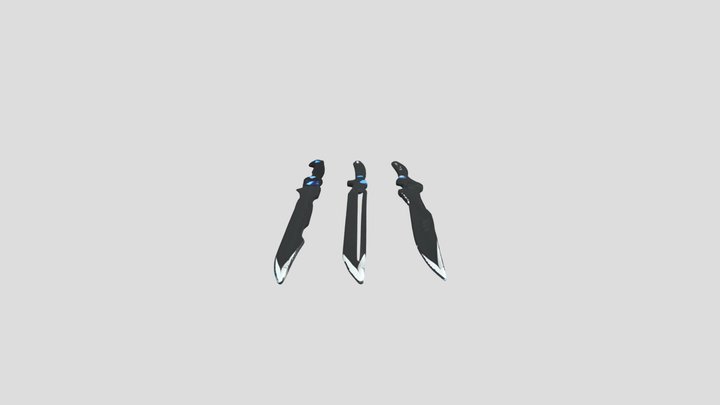 Sci-fi Knife 3D Model