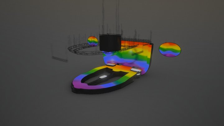 [OLD] Sweetener Stage (For Roblox place) 3D Model