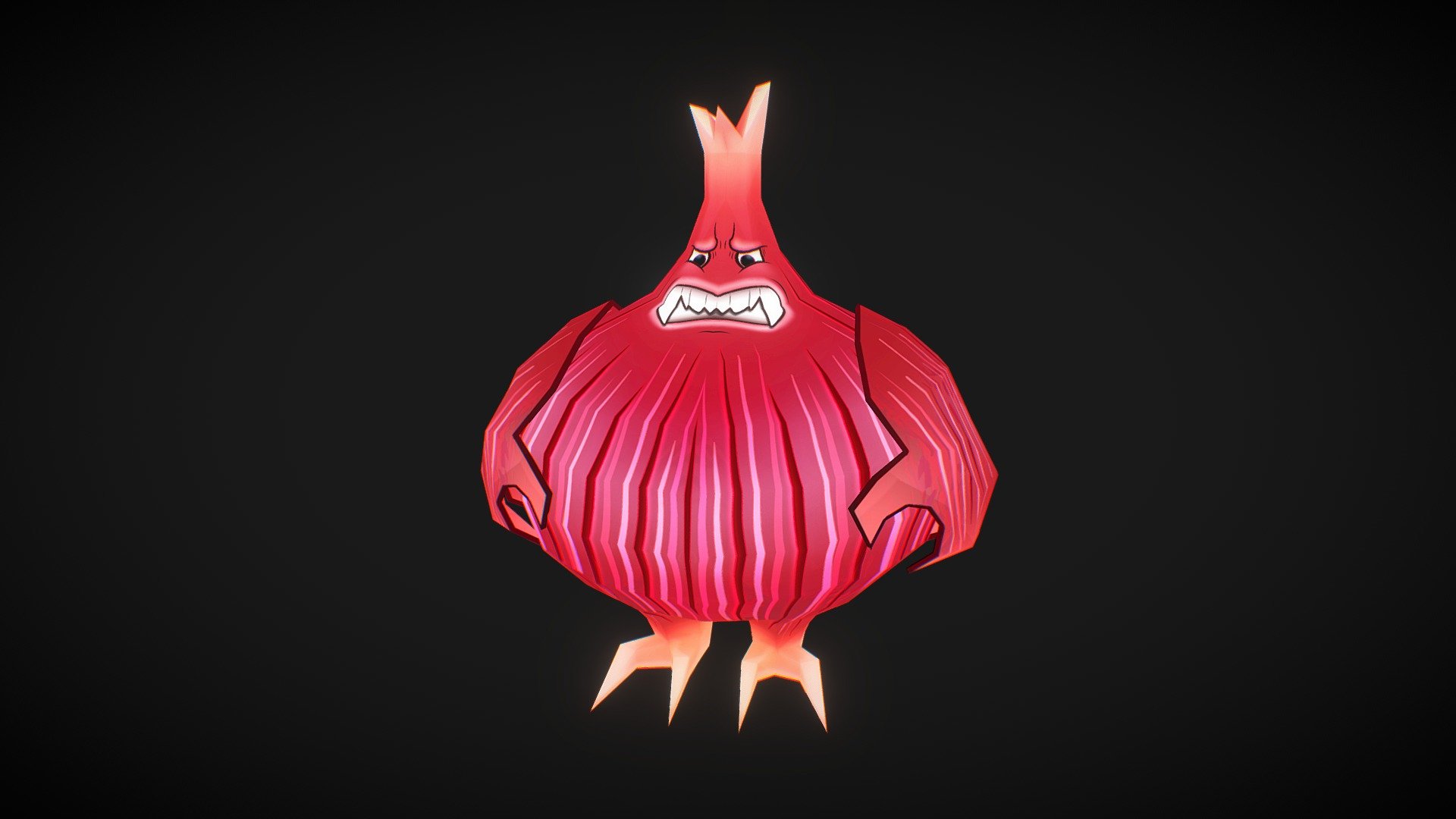 Onion Monster 3D model by Sumeet Arora (ls.rightbrain) [5374f3e