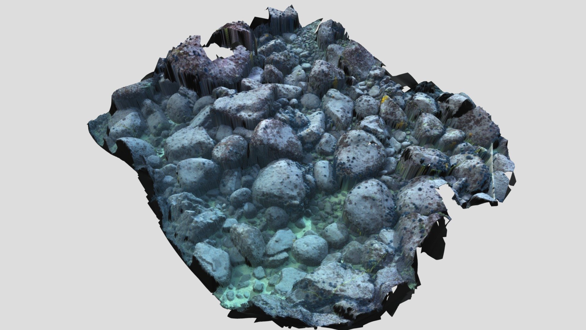 Coral Street Urchin Barren Download Free 3D model by commonoctopus