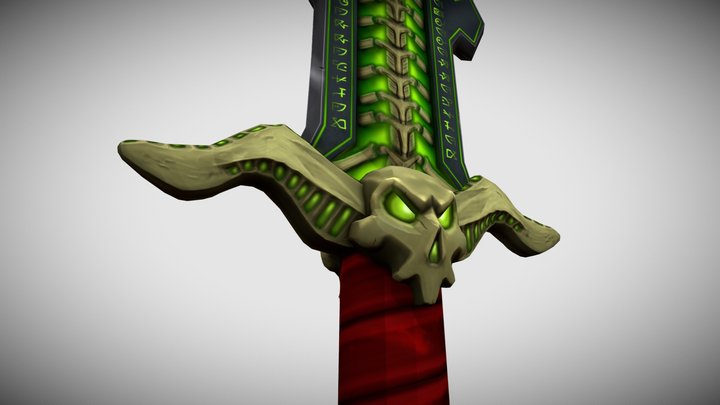 Sword|Necrotic sword 3D Model