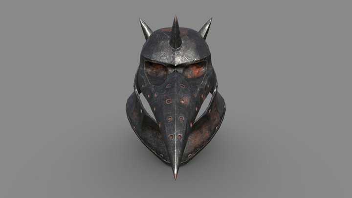 Plague Knight Helmet 3D Model