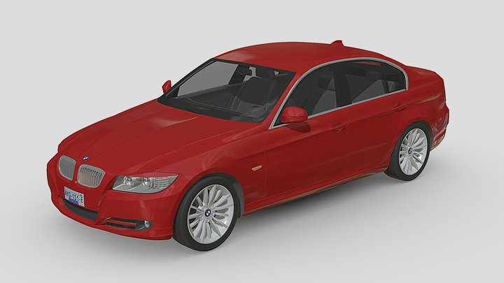 BMW_Serie 3 2011 3D Model