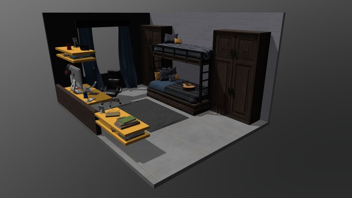 The Bedroom 3D Model