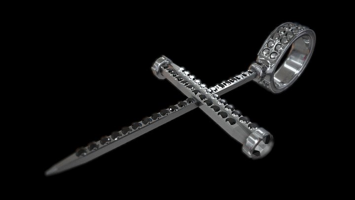 Cross Pendant 3D Model