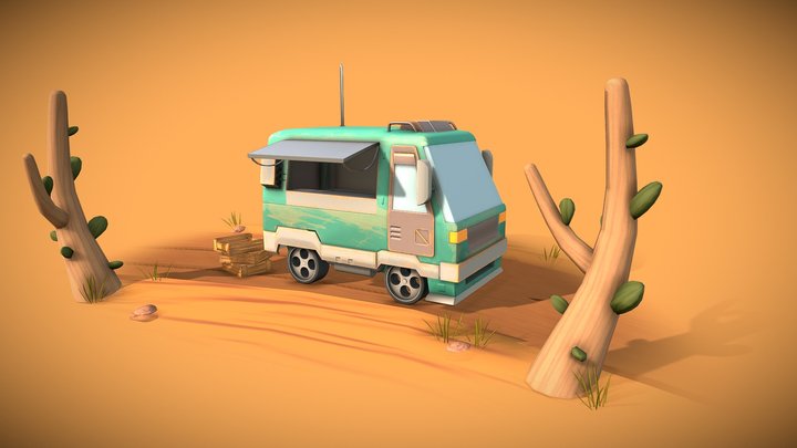 Food Truck 3D Model