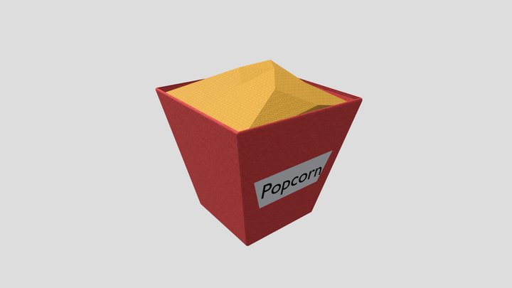 Popcorns 3D Model