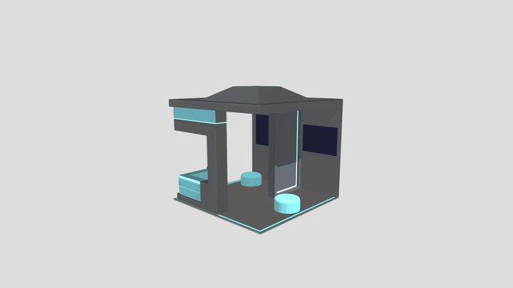 Stand sencillo 3D Model