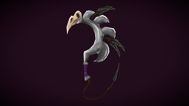 Crow Sickle 3D Model