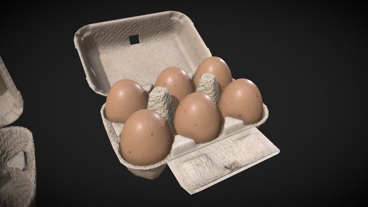 Egg box 3D Model