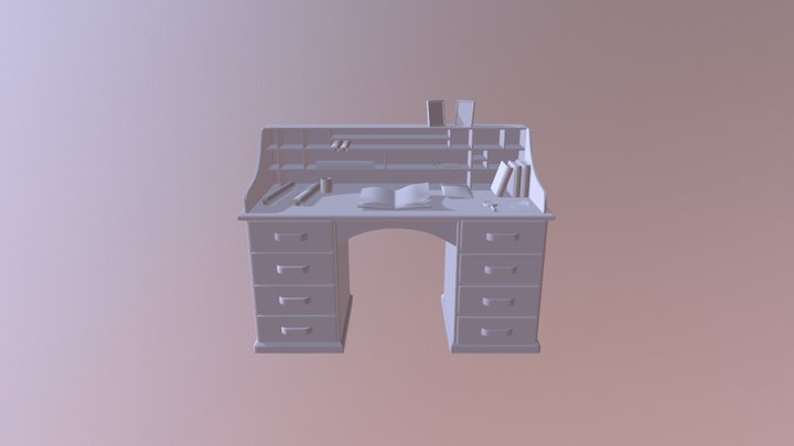 The desk 3D Model