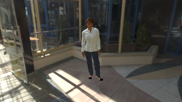 [Regina] Talking On Phone 3D Model