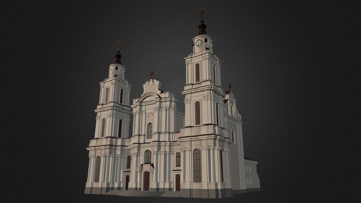 Baroque church in Budslav