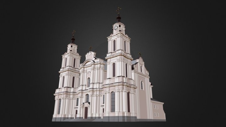 Baroque church in Budslav