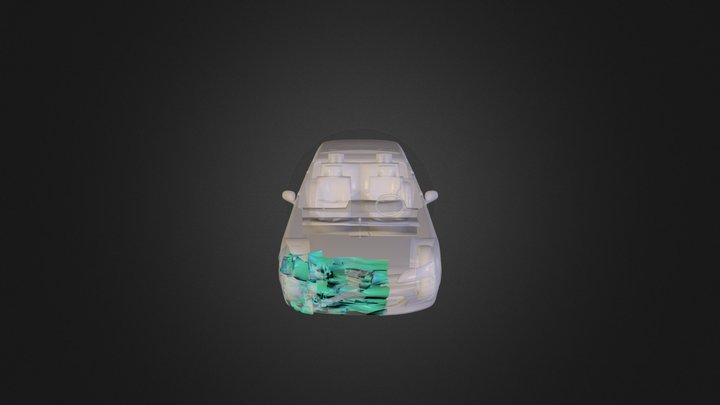 Car Crash03 3D Model