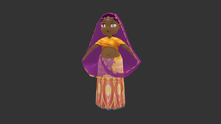 Formal Princess 3D Model