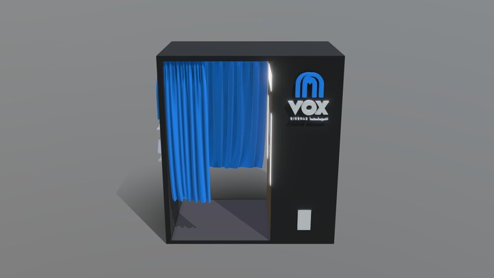 Mockup Vox Cenima 3D Model
