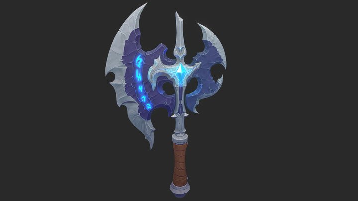 Stylized Axe 3D Model