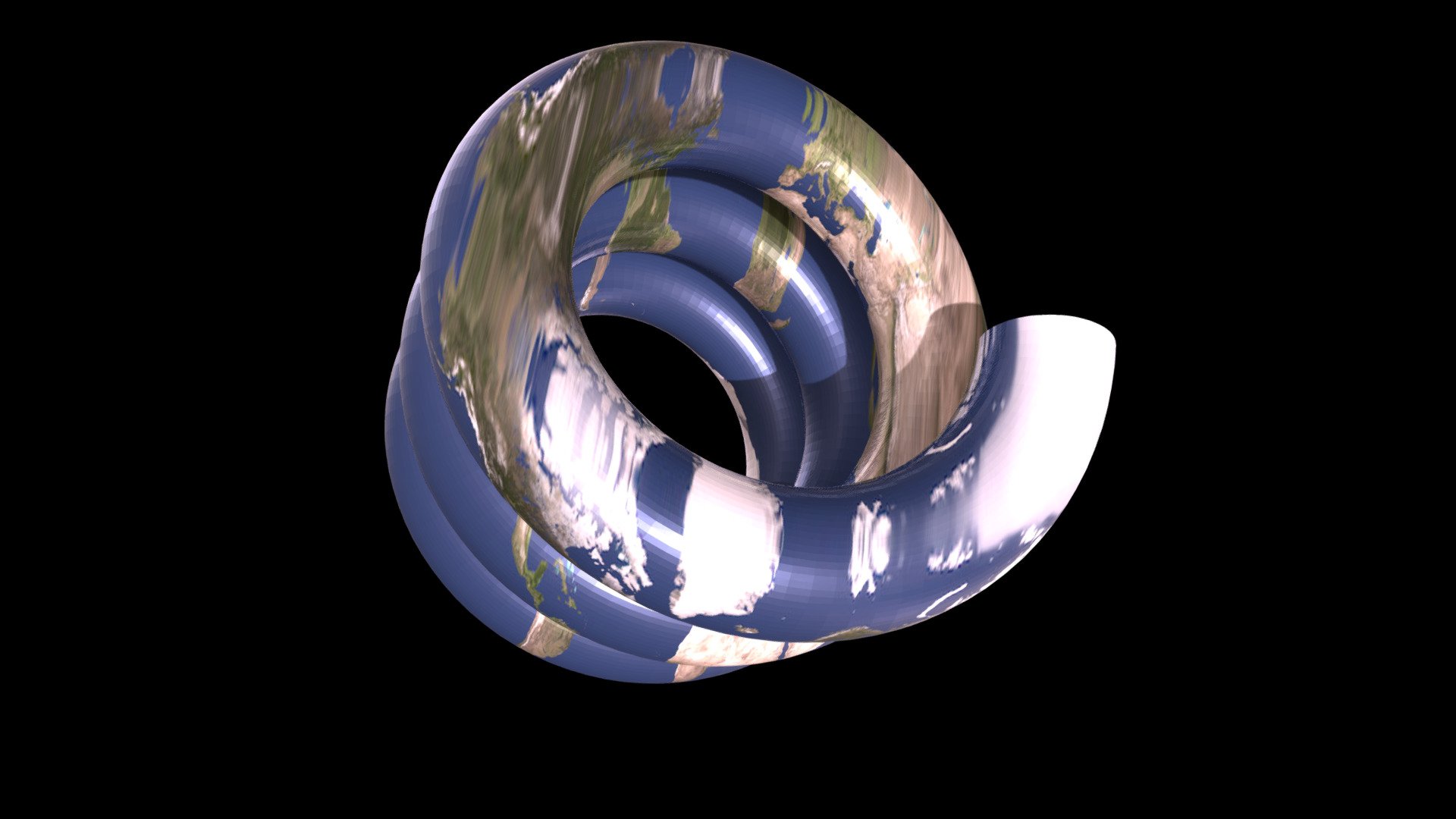 Coiled earth theory