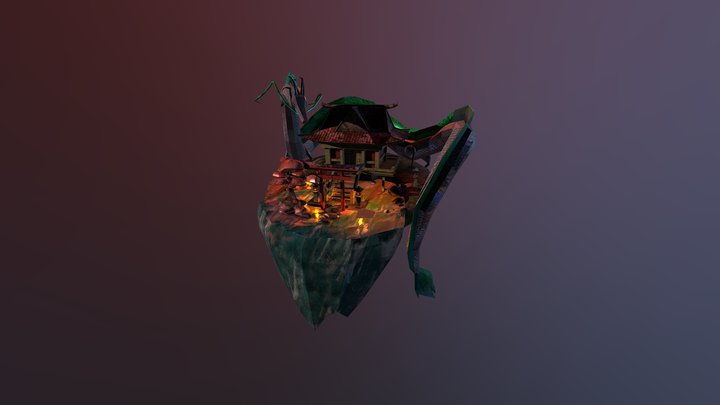 Ancient shrine 3D Model