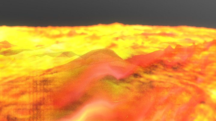 Molten Magma/ Lava 3D Model