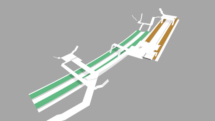 Bklyn Bridge - City Hall - Chambers St Station 3D Model