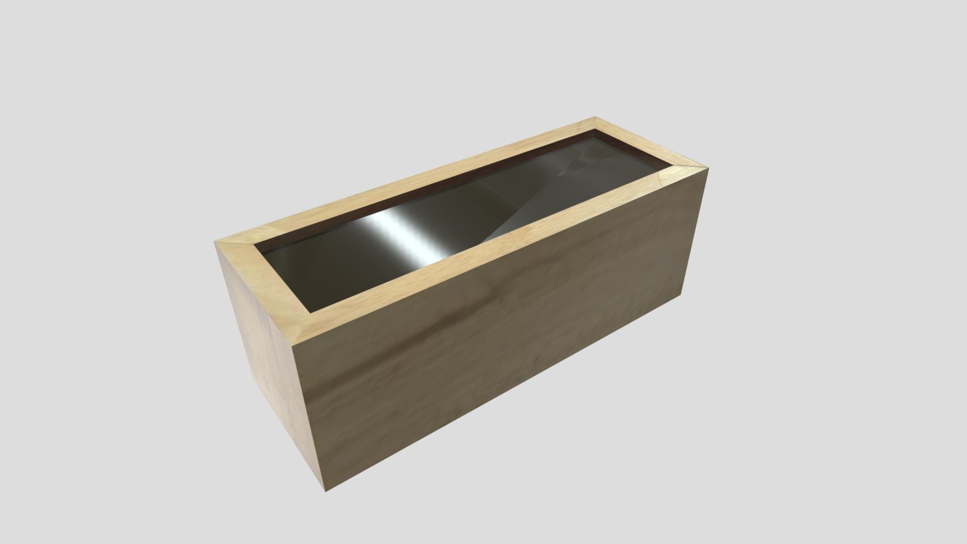 WOODEN BOX TRANSPARENT LID