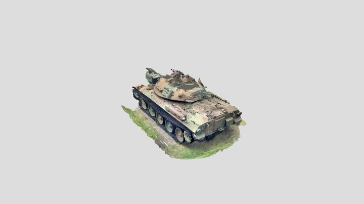 74式戦車　陸上自衛隊 3D Model